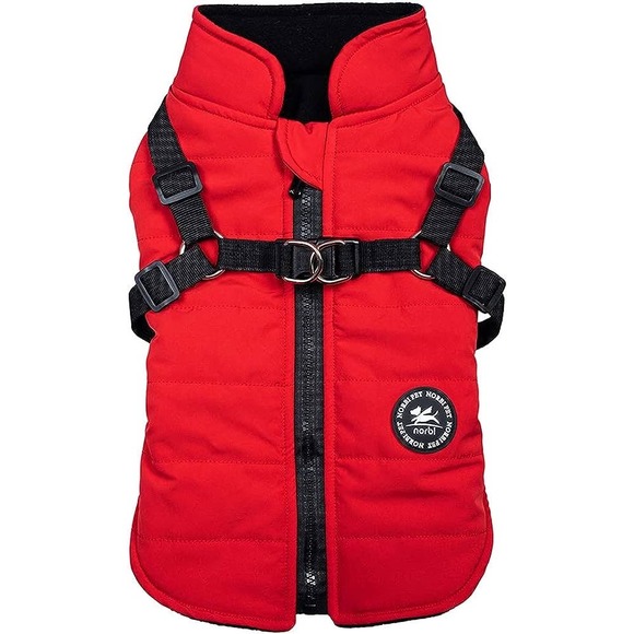Norbi Pet Warm Jacket XXL - Harness Design, Comfortable & Stylish - Picture 1 of 6